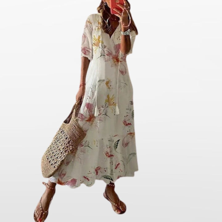 Robe Longue Fleurie Femme
