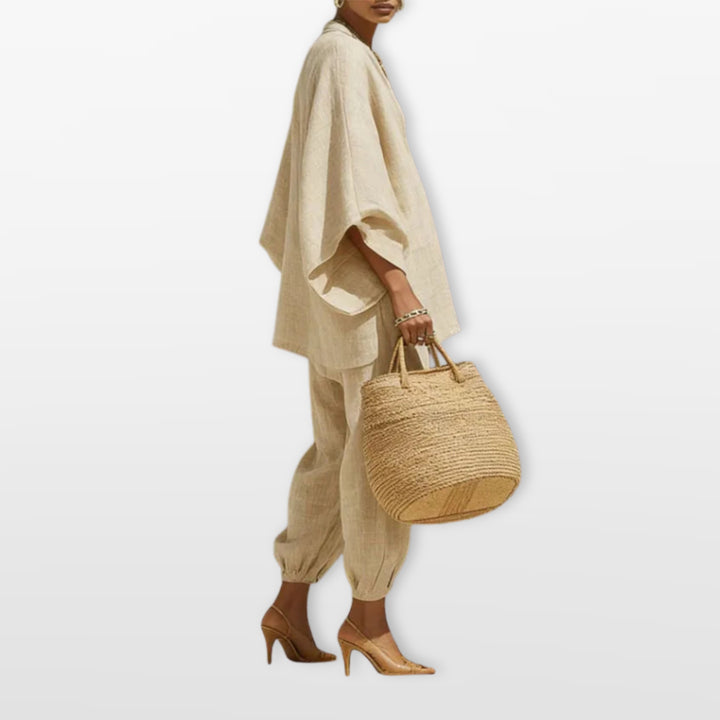 Ensemble Ample Tunique Fluide Femme
