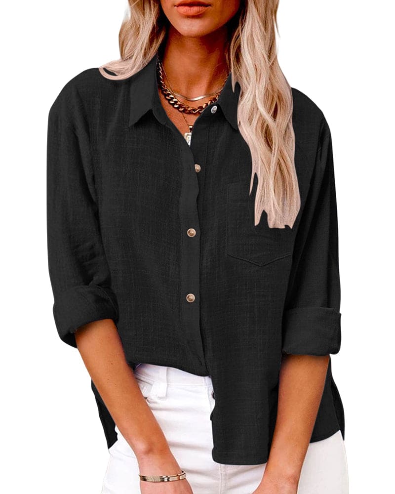 Chemise Ample Boutonnée Femme