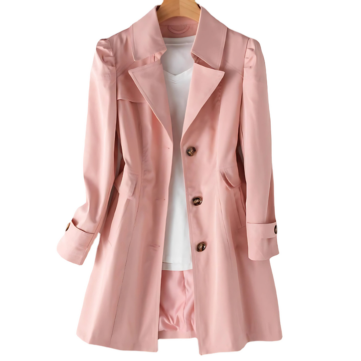 Manteau Mi-Long Ajusté Femme