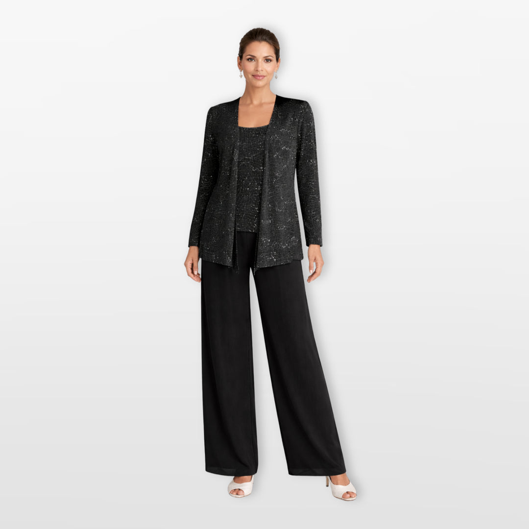 Ensemble Trois Pièces Élégant Femme