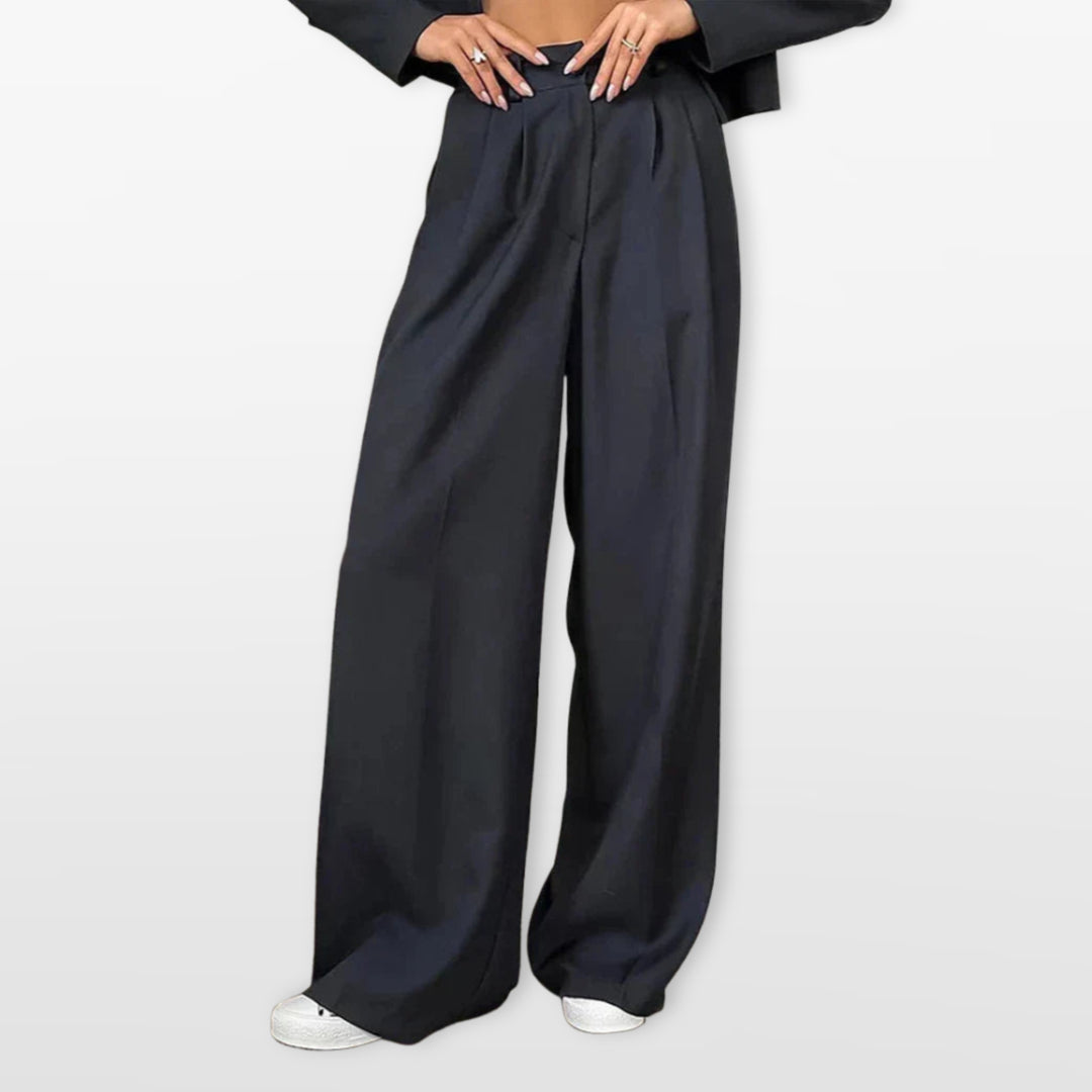 Ensemble Tailleur Pantalon Large Femme
