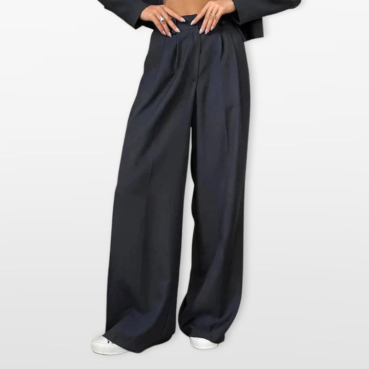 Ensemble Tailleur Pantalon Large Femme