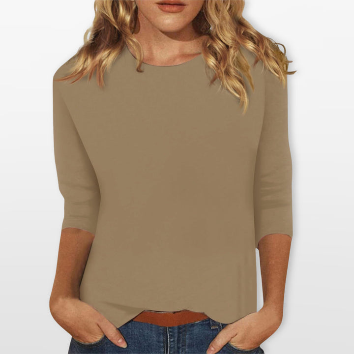 Haut Minimaliste Manches Longues Femme