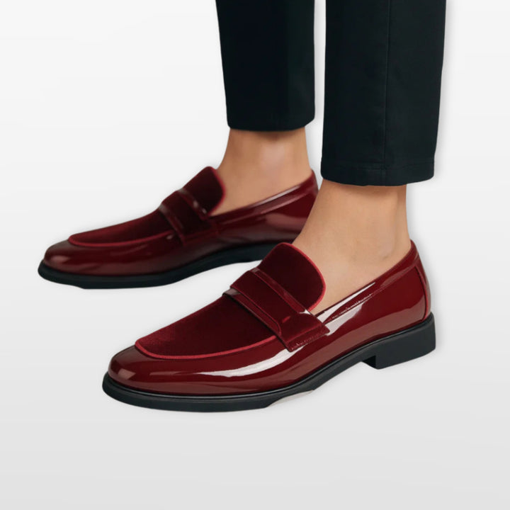 Mocassins Vernis Élégants Homme
