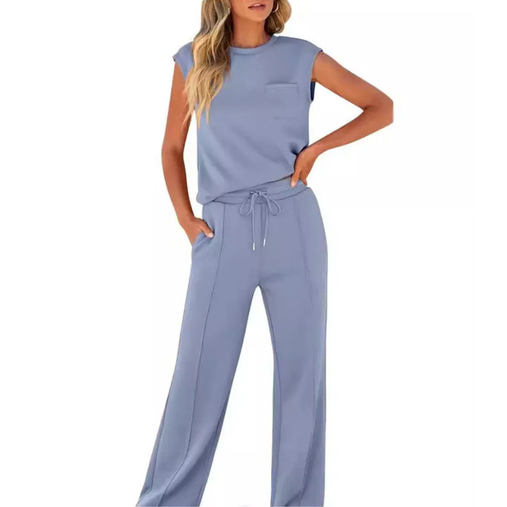 Ensemble 2 Pièces Haut Sans Manches Femme