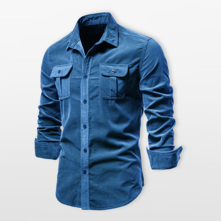 Chemise Ajustée Boutonnée Casual Homme