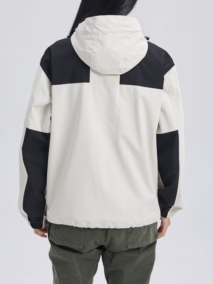 Veste à Capuche et Effet Superposé Homme