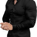 Chemise Ajustée à Manches Longues Homme