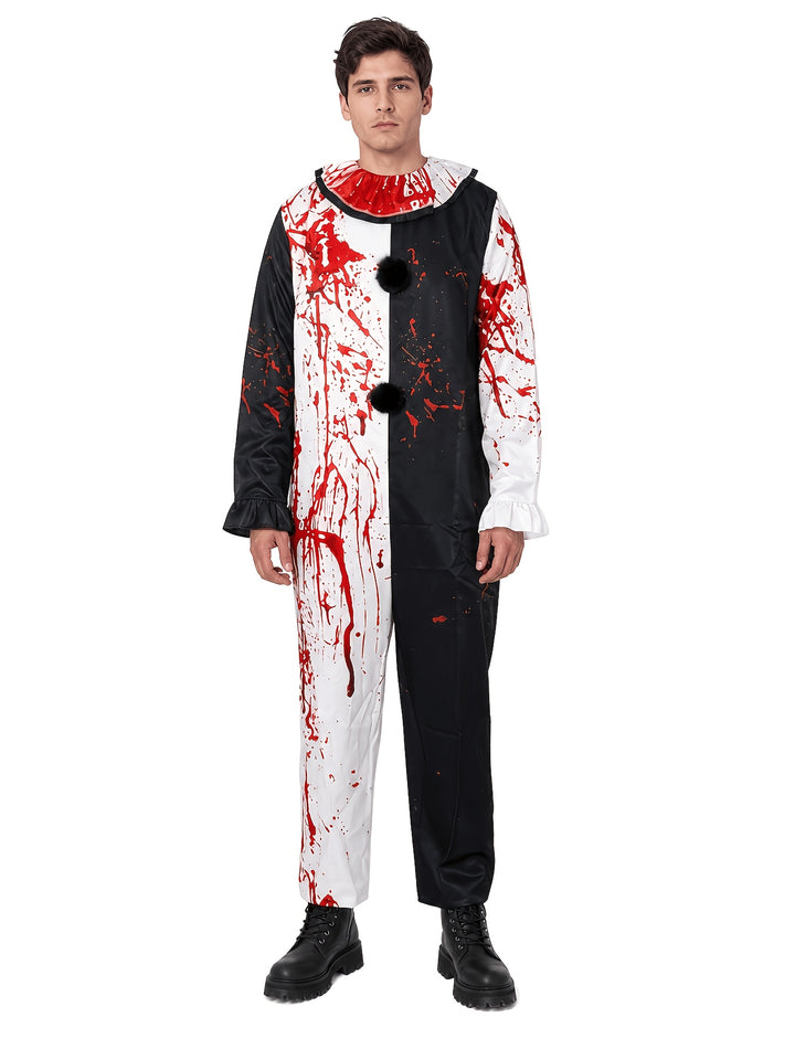 Costume De Clown Sanglant Halloween Homme