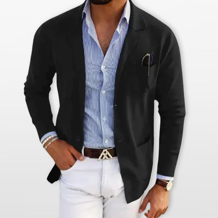 Blazer Décontracté Coupe Relaxed Homme