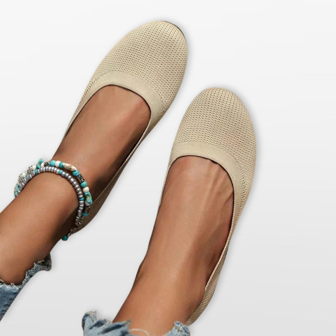 Ballerines Maille Confort Sans Lacets Femme