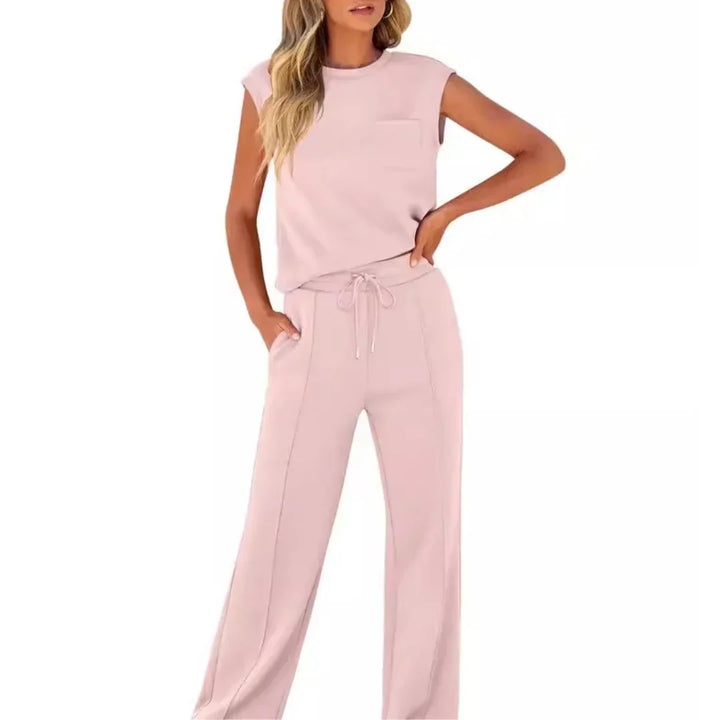 Ensemble 2 Pièces Haut Sans Manches Femme