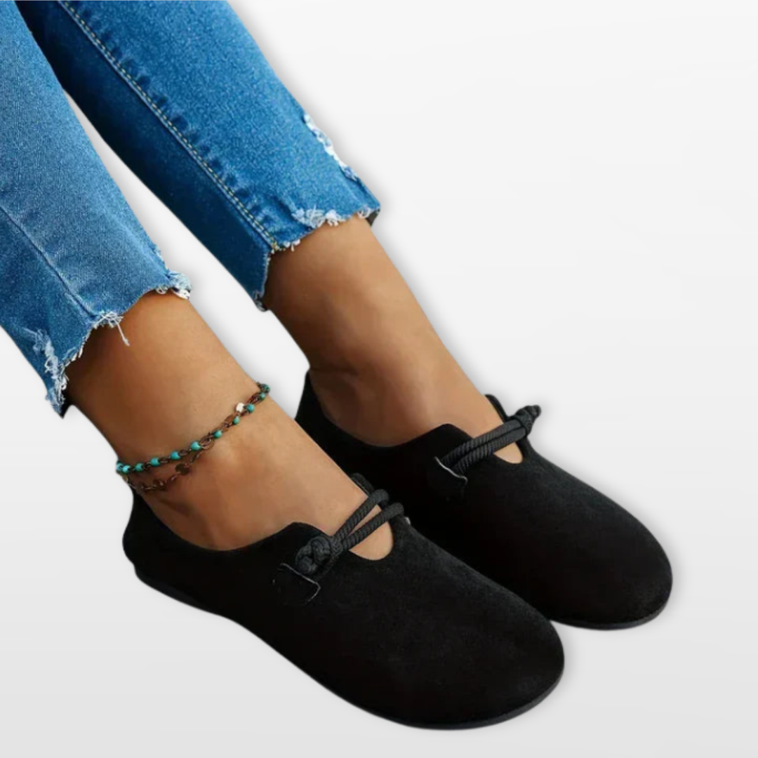 Ballerines Plates Femme Bout Rond Confort