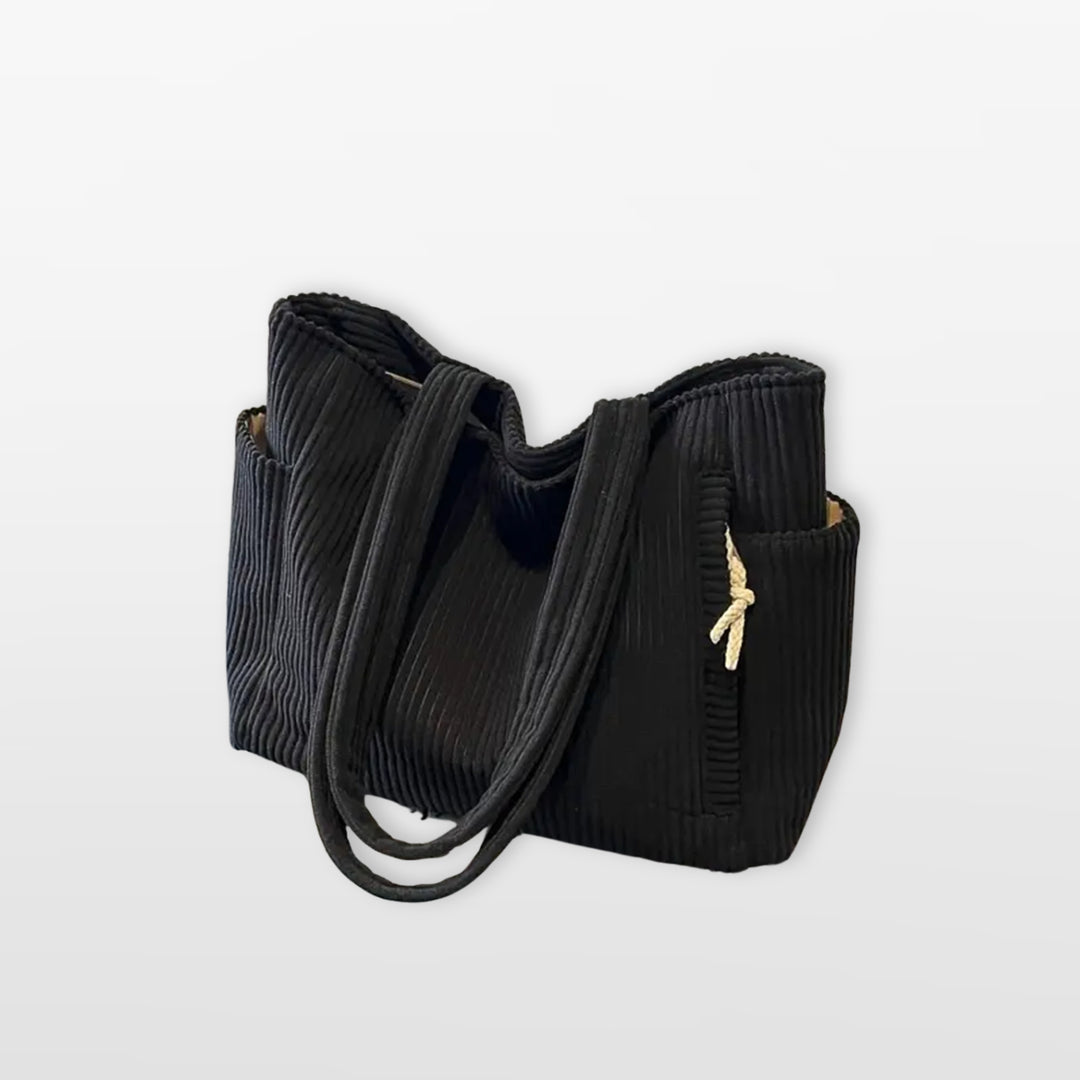 Sac Cabas Velours Côtelé Femme