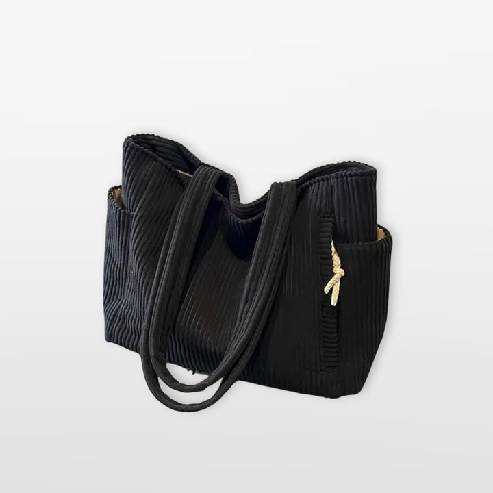 Sac Cabas Velours Côtelé Femme