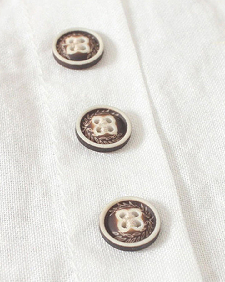 Blouse Décontractée Boutons Femme