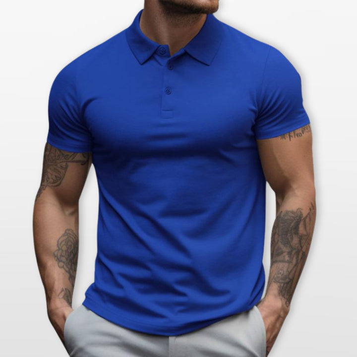 Polo Ajusté Manches Courtes Homme
