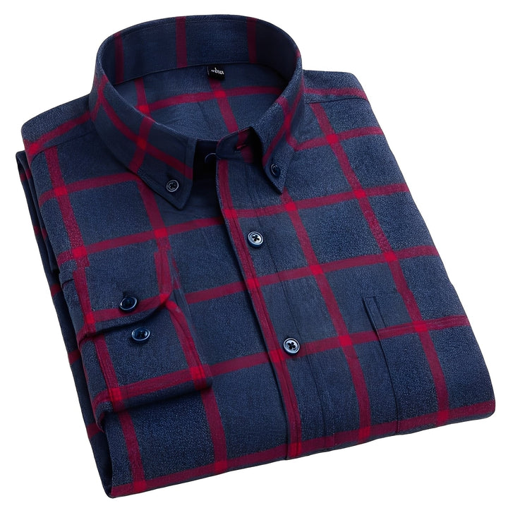Chemise À Carreaux Classique Homme