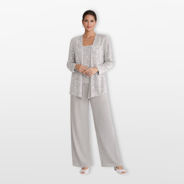Ensemble Trois Pièces Élégant Femme
