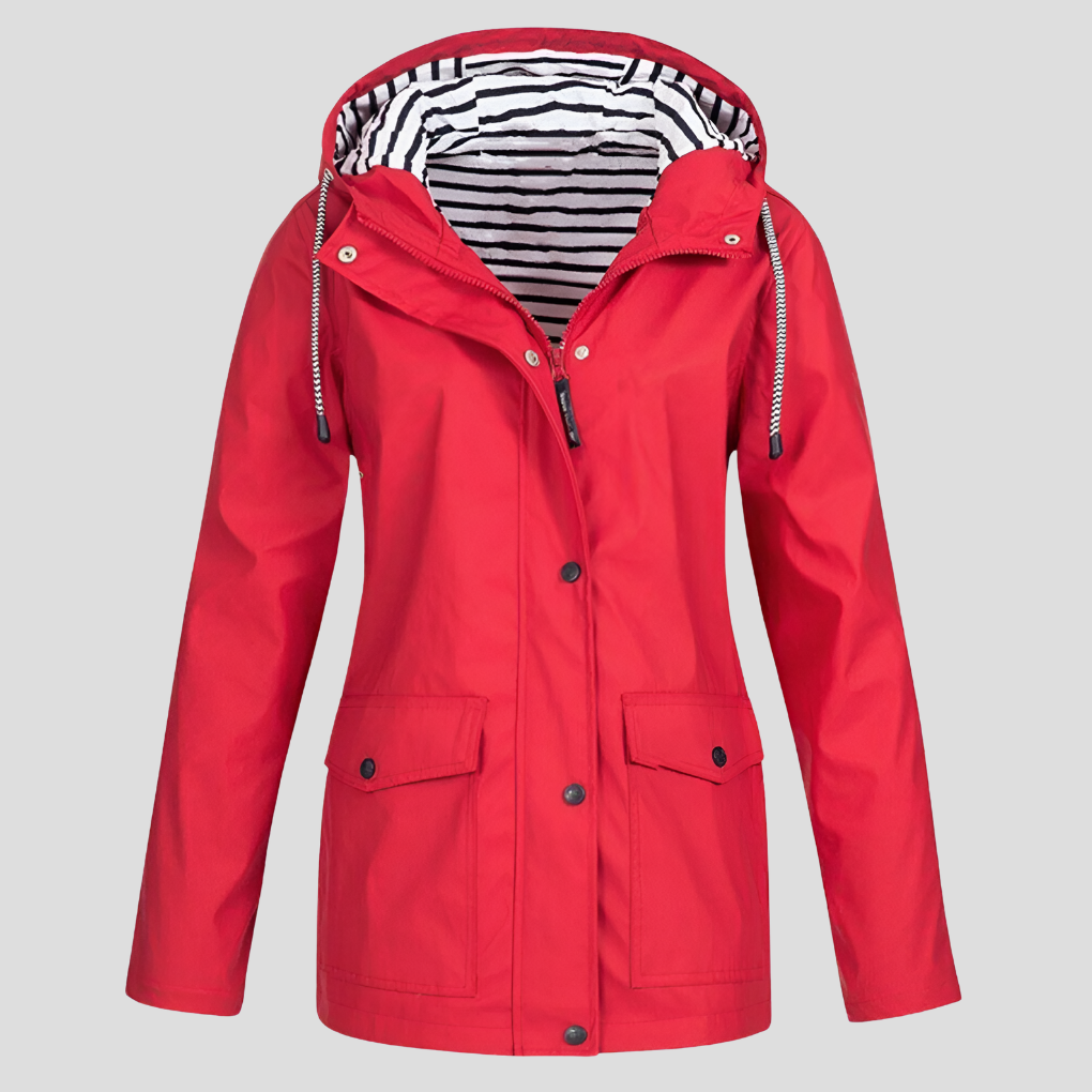 Veste de Pluie à Capuche Femme