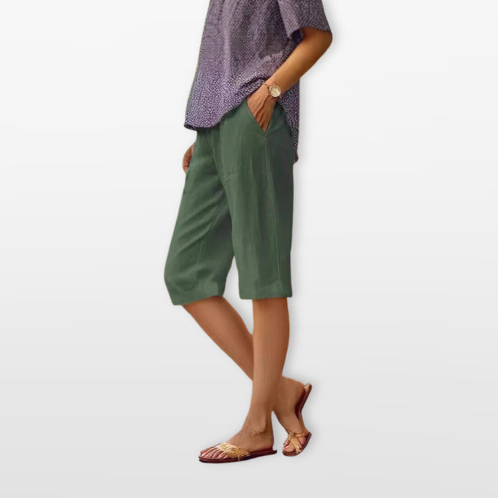 Short Long Ample Avec Poches Femme