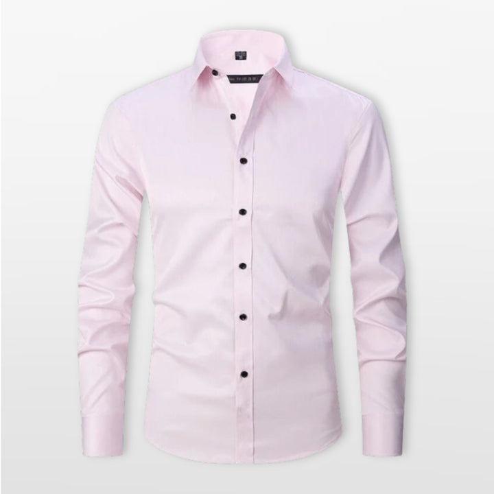 Chemise Ajustée Boutonnée Élégante Homme