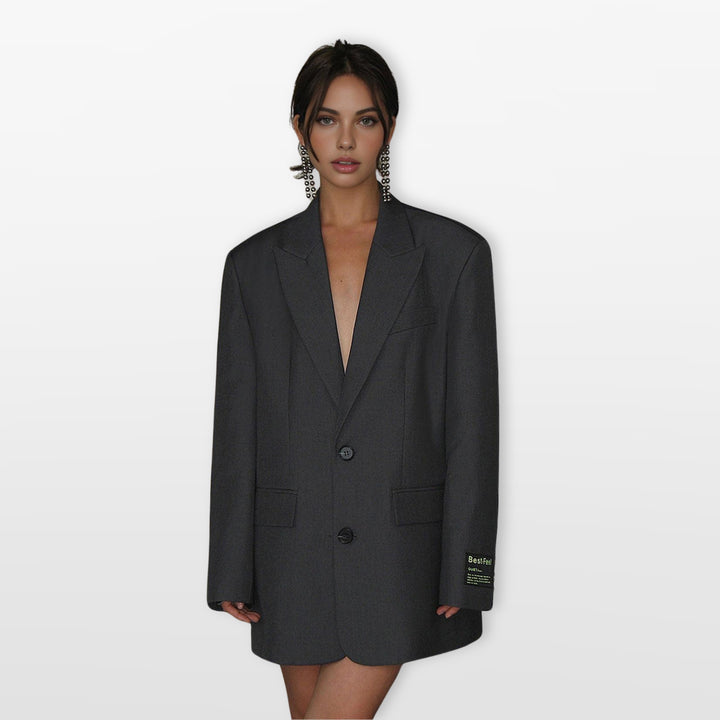 Blazer Oversize Tailleur Chic Femme
