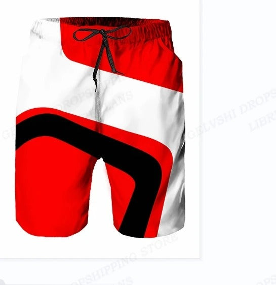 Short De Bain Graphique Homme