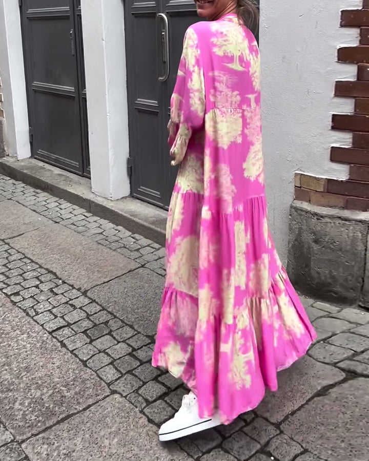 Robe Maxi Bohème Fleurie Femme