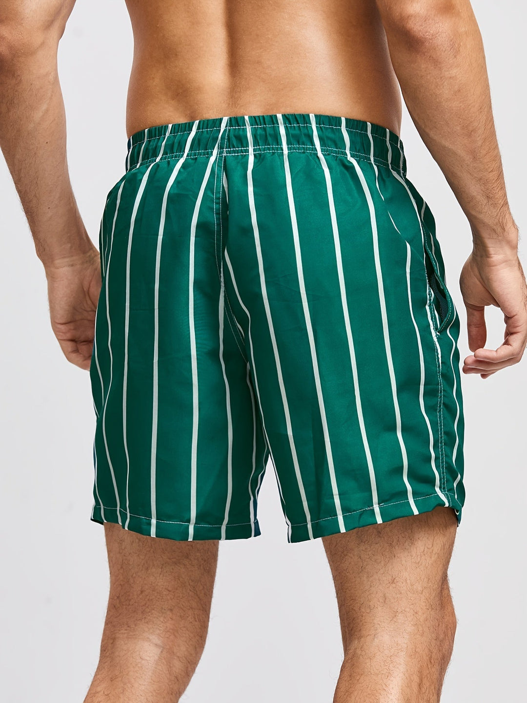 Short de Bain Rayé Homme