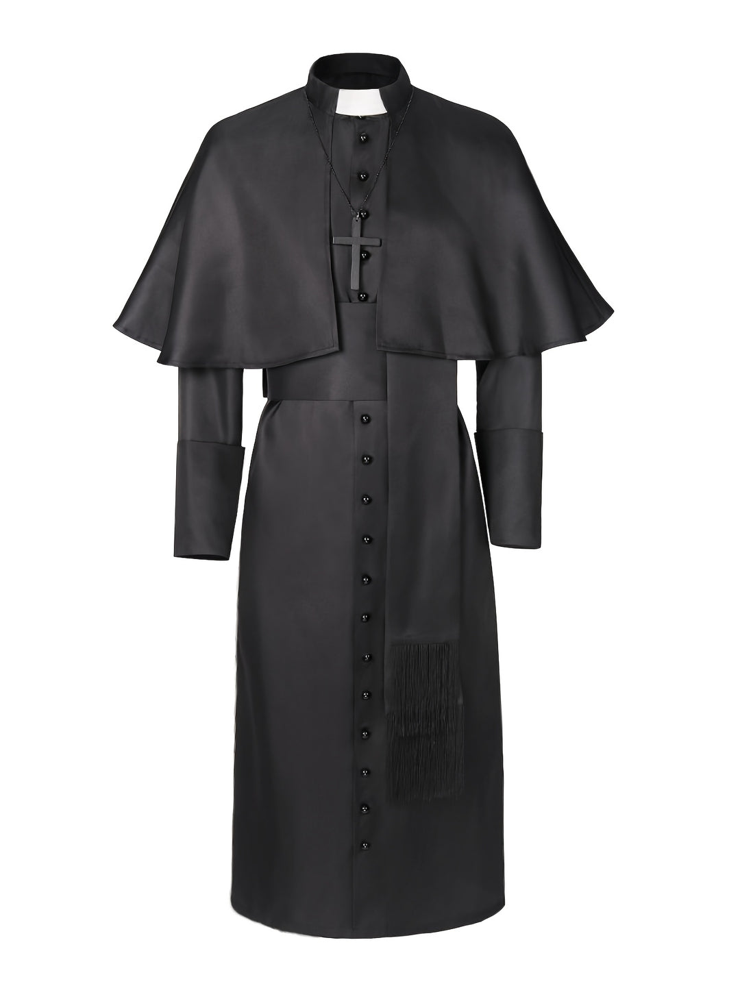 Costume Halloween Prêtre Sombre Homme