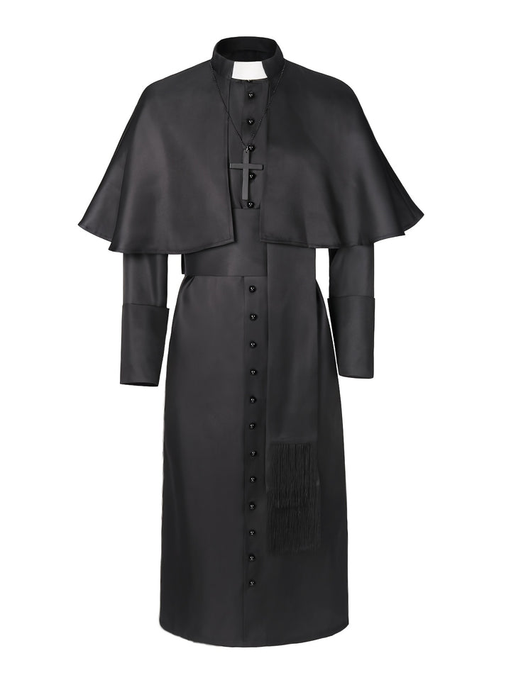 Costume Halloween Prêtre Sombre Homme