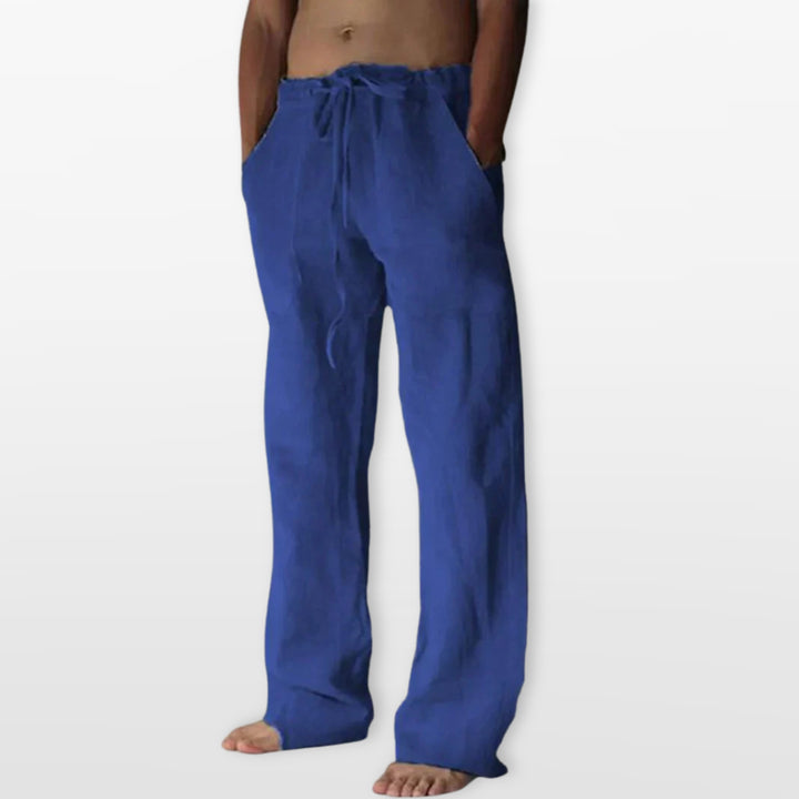 Pantalon Large Décontracté Cordon Homme