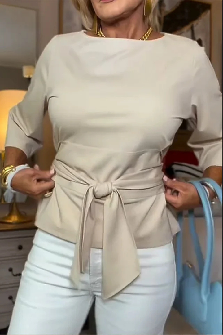 Top Noué à La Taille Femme