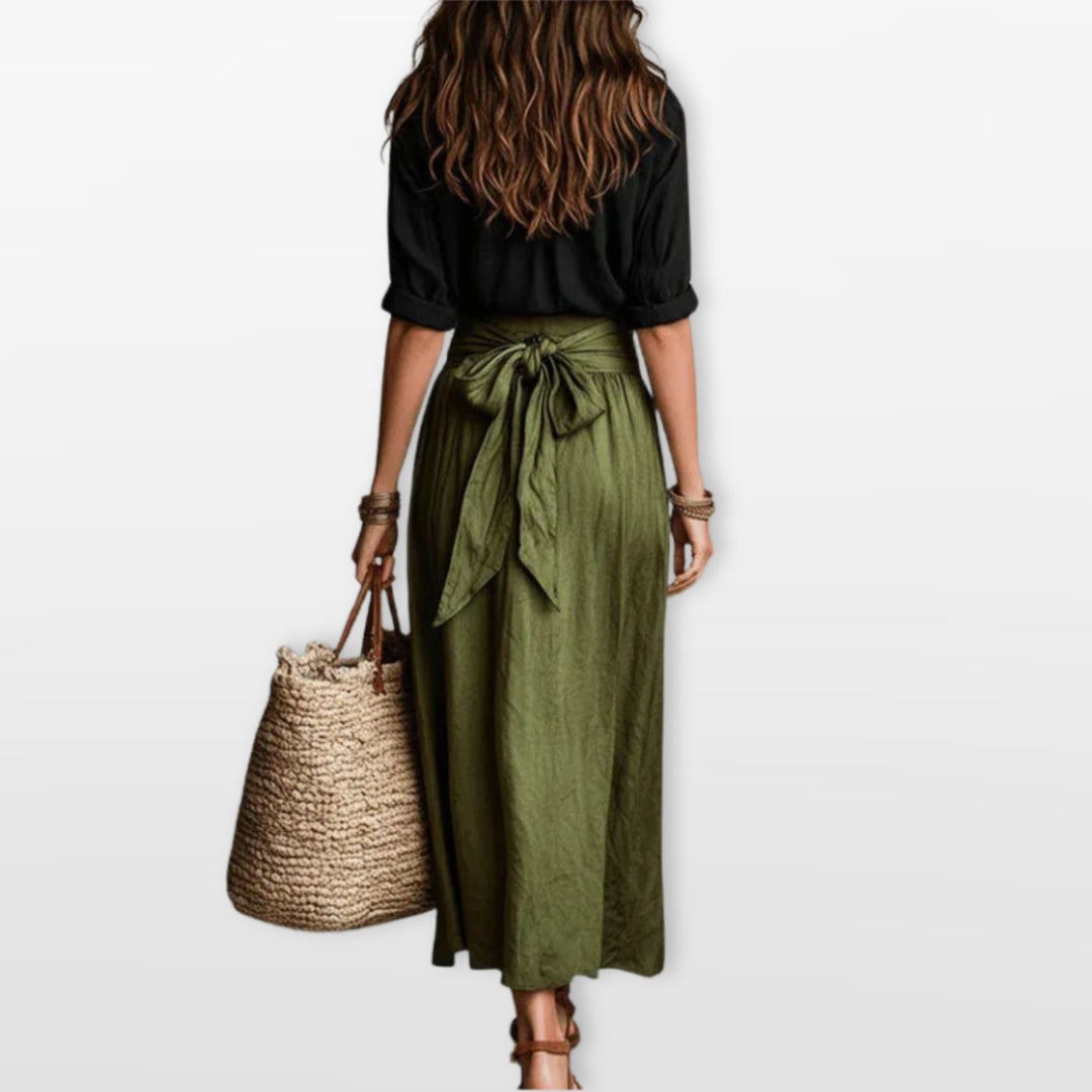 Ensemble Jupe Longue Fluide Femme