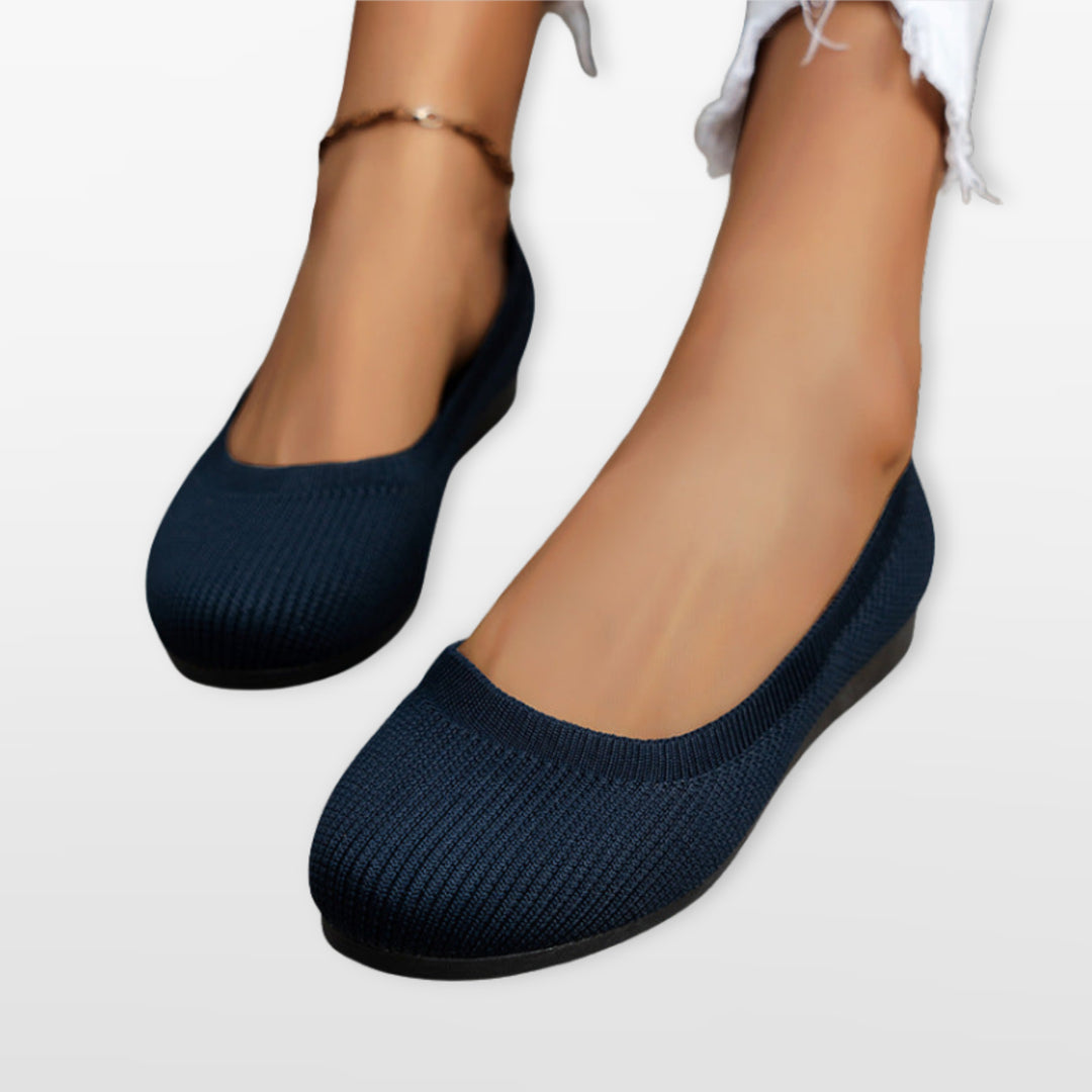 Ballerines Maille Confort Sans Lacets Femme