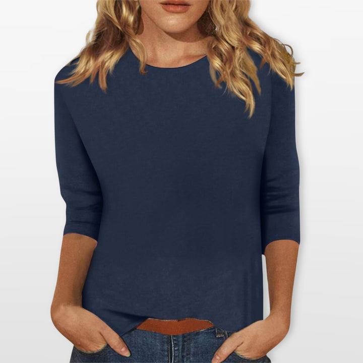 Haut Minimaliste Manches Longues Femme