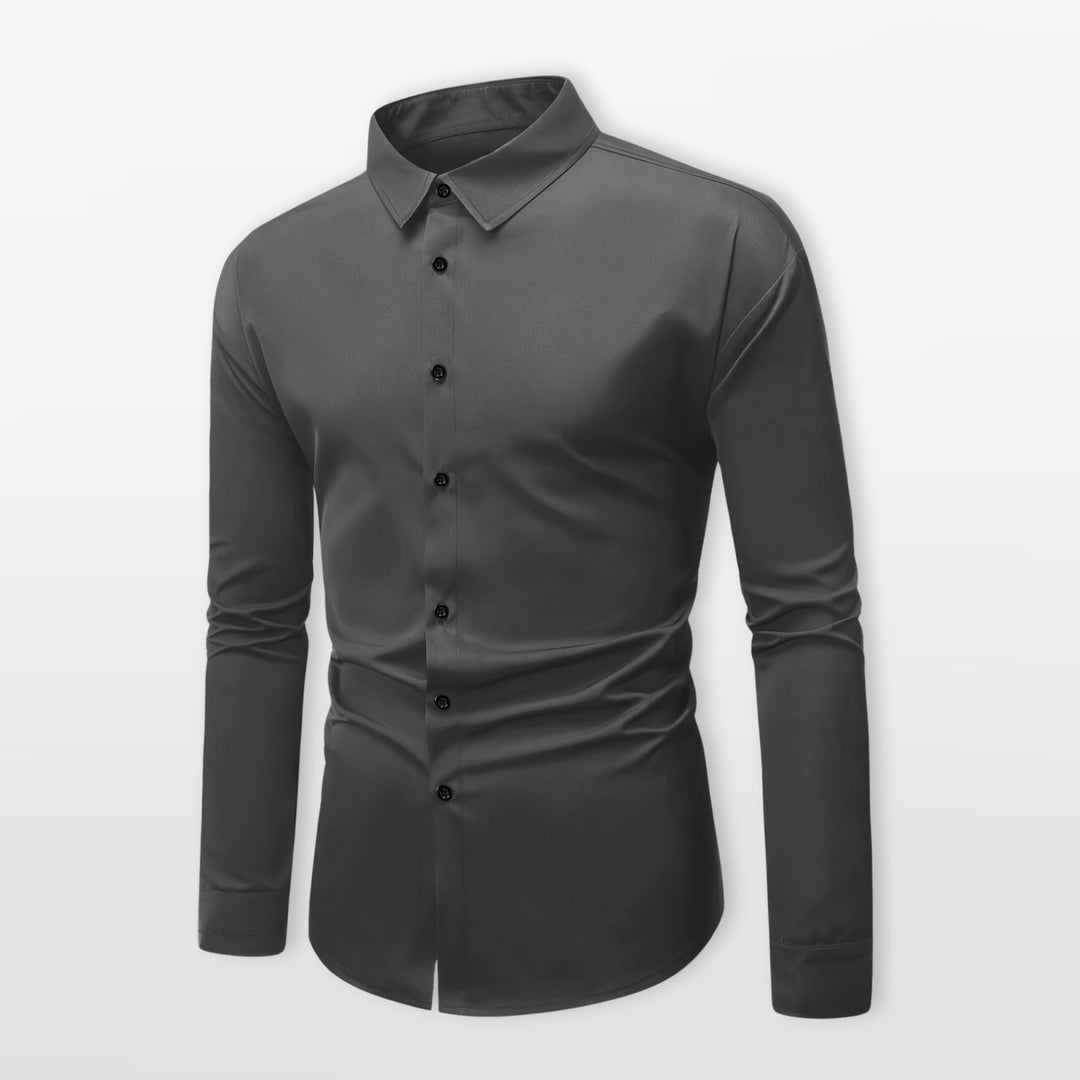 Chemise Ajustée Formelle Élégante Homme
