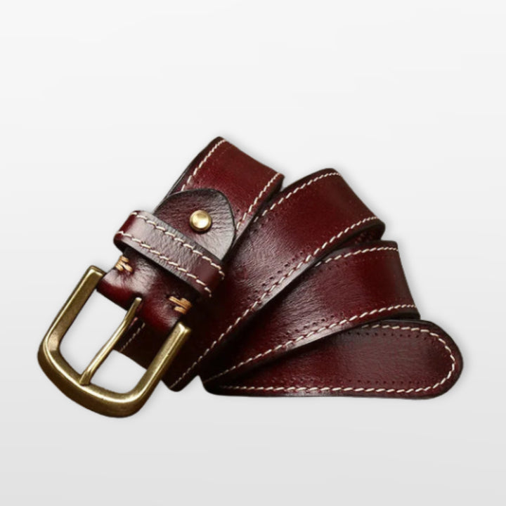 Ceinture Vintage Boucle Carrée Homme