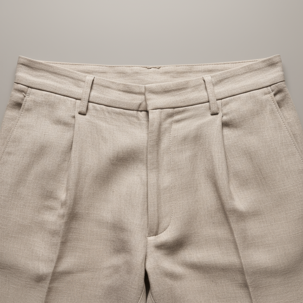 Pantalon Habillé Plissé Homme