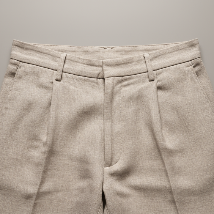 Pantalon Habillé Plissé Homme