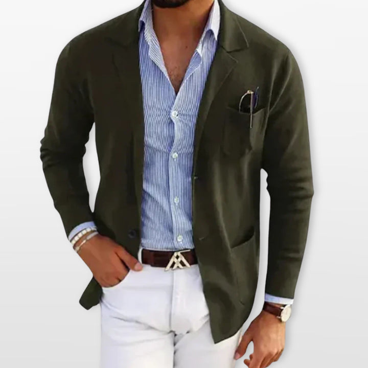 Blazer Décontracté Coupe Relaxed Homme