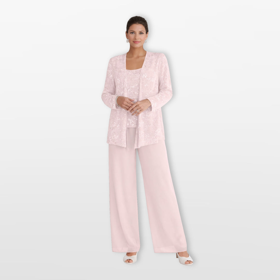 Ensemble Trois Pièces Élégant Femme