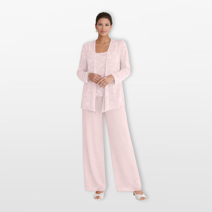 Ensemble Trois Pièces Élégant Femme