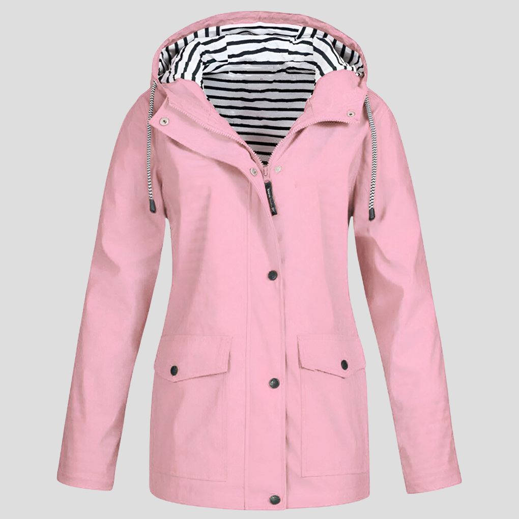 Veste de Pluie à Capuche Femme