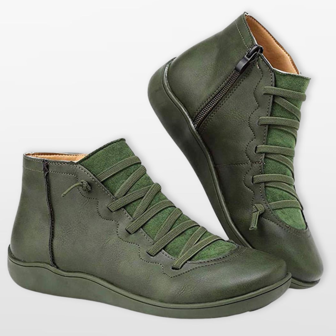 Bottines Orthopédiques Confort Zippées Femme