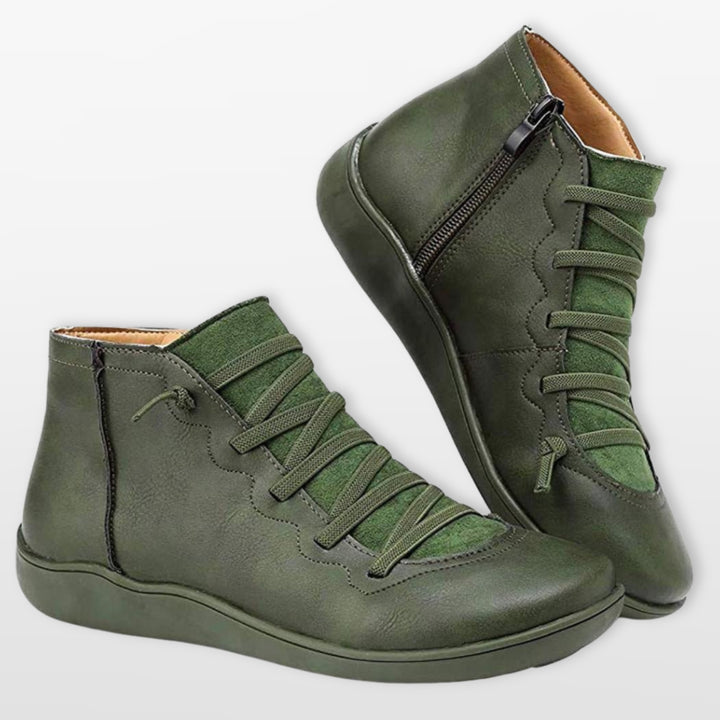 Bottines Orthopédiques Confort Zippées Femme