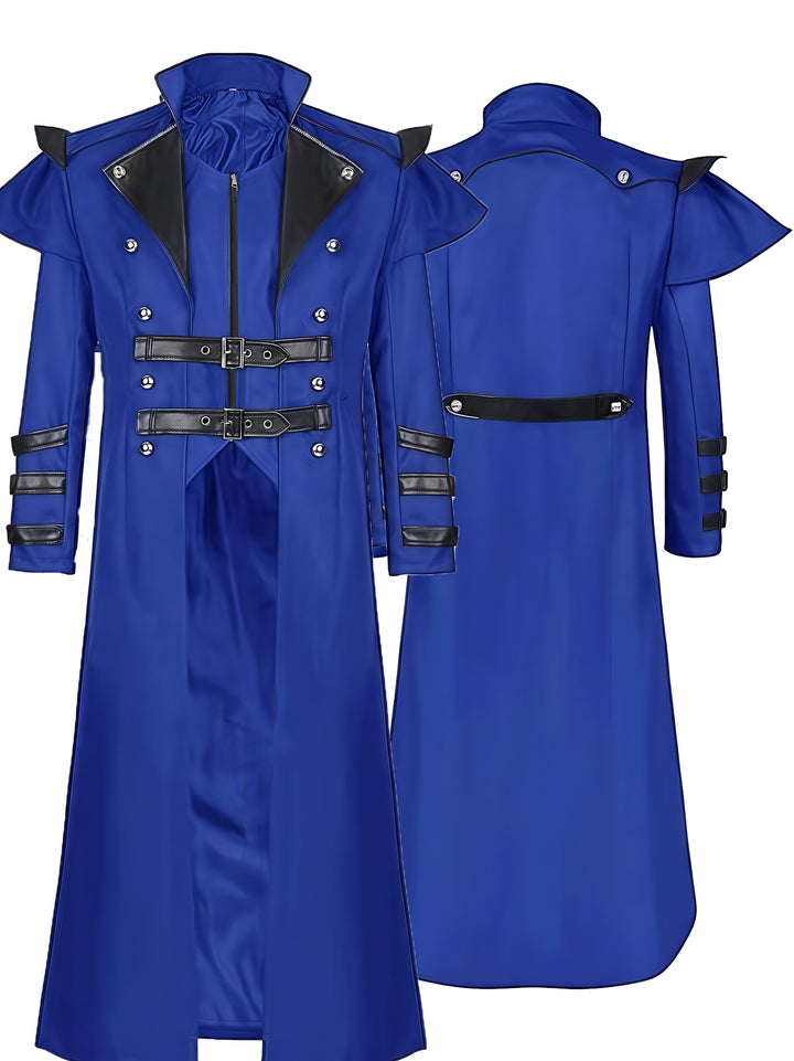 Veste Steampunk Halloween à Col Montant Homme