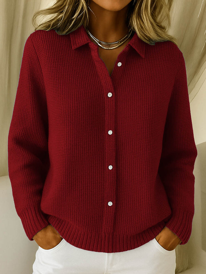 Cardigan En Maille Boutonné Femme